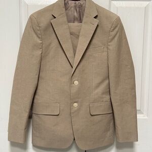 Tommy Hilfiger Men's Khaki Suit 34R, 30W x 32L